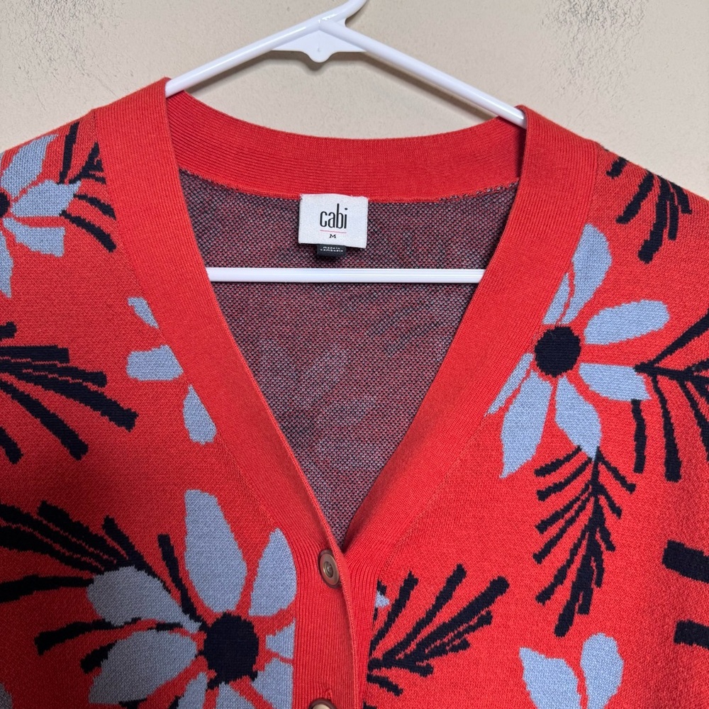 Cabi Multicolor Bloom Cardigan - Picture 4 of 13